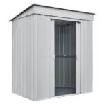KOVINSKA VRTNA HIŠKA GLOBEL SKILLION 64 SREBRNA Š172 X G113 X V199 CM - slika 2